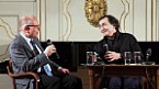 Bild: Pianist Pierre-Laurent Aimard und der Musikwissenschaftler Wolfgang Rathert