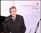 Bild: Hildemar Holl, Prsident der Internationalen Stefan Zweig-Gesellschaft