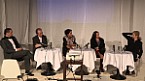 Bild: Thierry Bruehl, Manfred Mittermayer, Sabine Coelsch-Foisner, Judith Keller und Christiane Warnecke (v.l.n.r.)