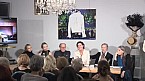 Bild: Liliya Markina, Anna Yanchuk, Peter Breuer, Sabine Coelsch-Foisner, Bruno Schwengl und Gerda Buxbaum (v.l.n.r.)