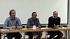 Ewald Hiebl, Hans Holzinber und Stefan Wally bei der Ringvorlesung an der Universität Salzburg anlässlich des 100. Geburtstags Robert Jungks Bild: Ewald Hiebl, Hans Holzinber und Stefan Wally bei der Ringvorlesung an der Universität Salzburg anlässlich des 100. Geburtstags Robert Jungks