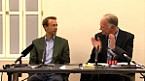 Peter Simon Altmann und Karl Müller bei der Lesung ''Der Zurückgekehrte'' Bild: Peter Simon Altmann und Karl Müller bei der Lesung ''Der Zurückgekehrte''