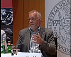 Bild: Dr. Rüdiger Safranski bei der vierten Salzburger Vorlesung