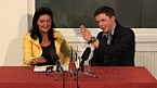 Sabine Coelsch-Foisner im Gespräch mit Martin Grubinger Bild: Sabine Coelsch-Foisner im Gespräch mit Martin Grubinger