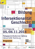 Plakat der Fachtagung Bildung - Intersektionalität - Geschlecht Bild: Plakat der Fachtagung Bildung - Intersektionalität - Geschlecht