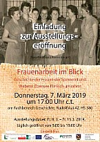 Plakat zur Ausstellungseröffnung Bild: Plakat zur Ausstellungseröffnung